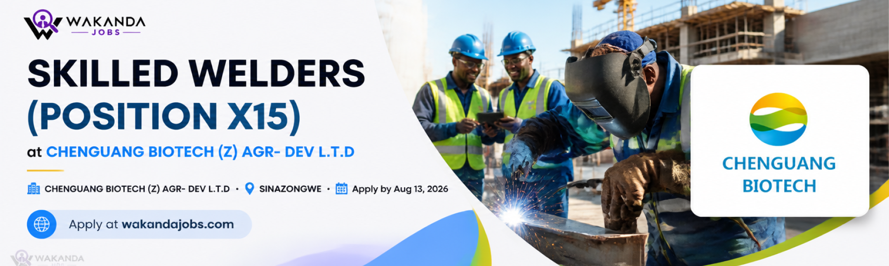 SKILLED WELDERS (POSITION X15)
