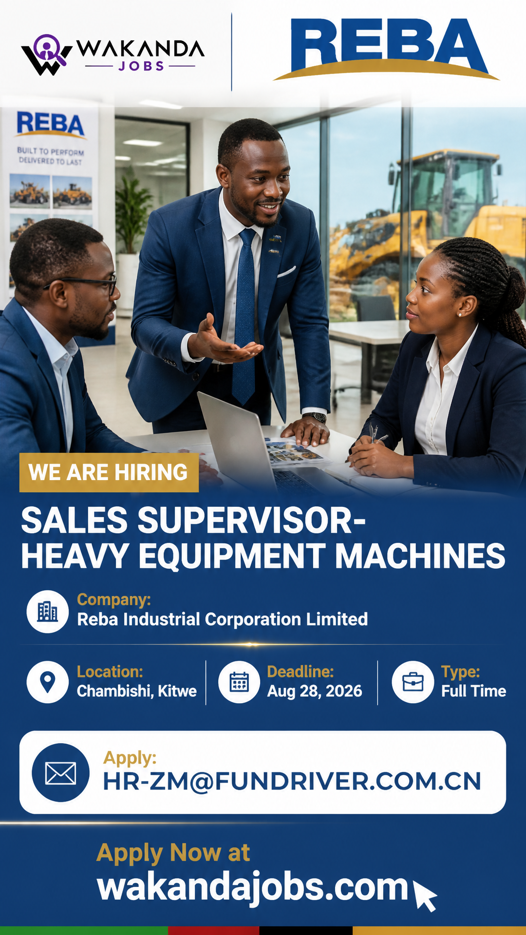 Sales Supervisor-Heavy Equipment Machines