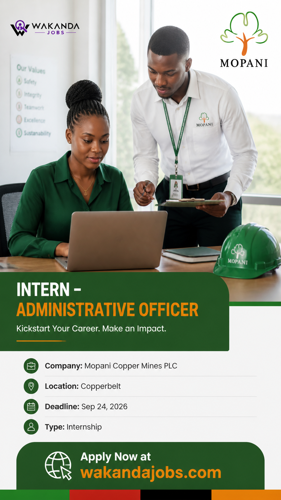 Intern – Administrative Officer