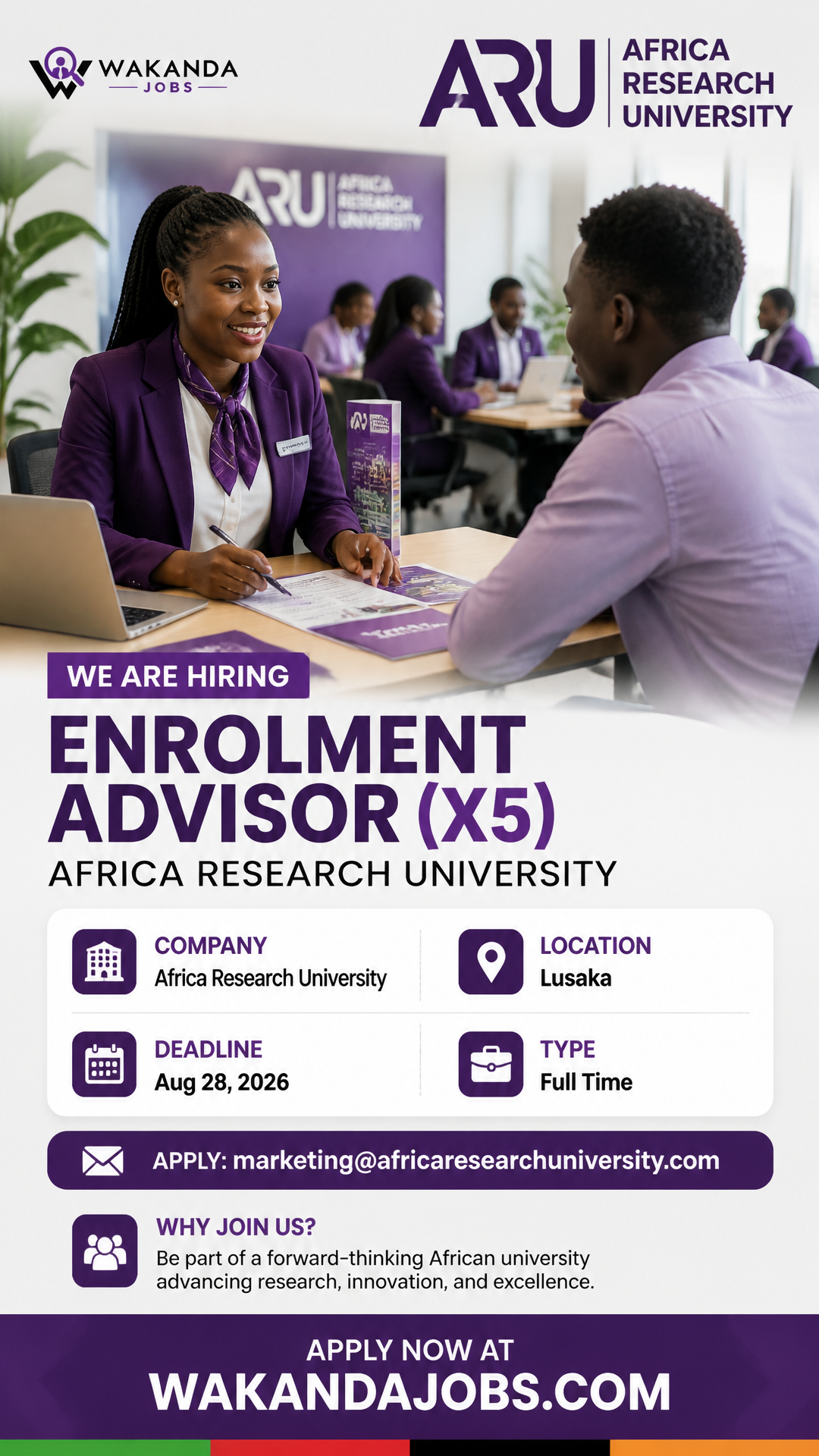 Enrolment Advisor (x5)