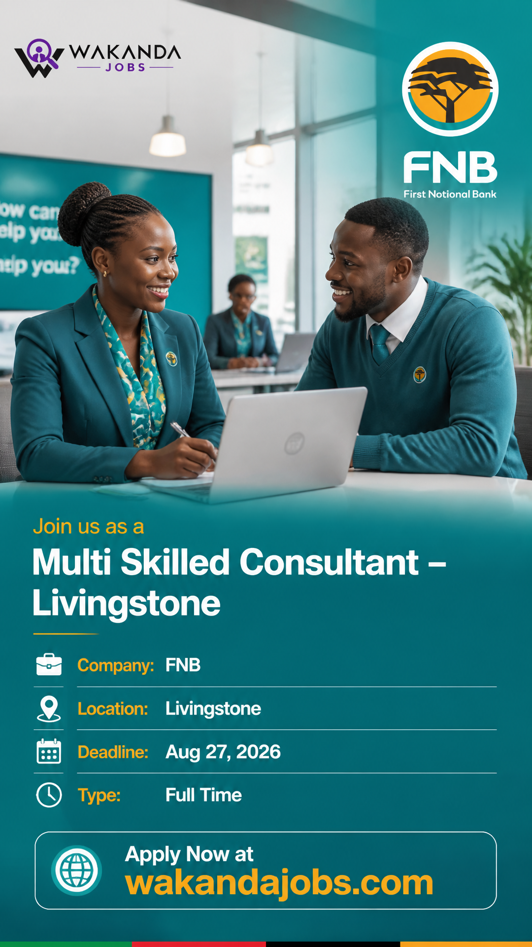 Multi Skilled Consultant – Livingstone