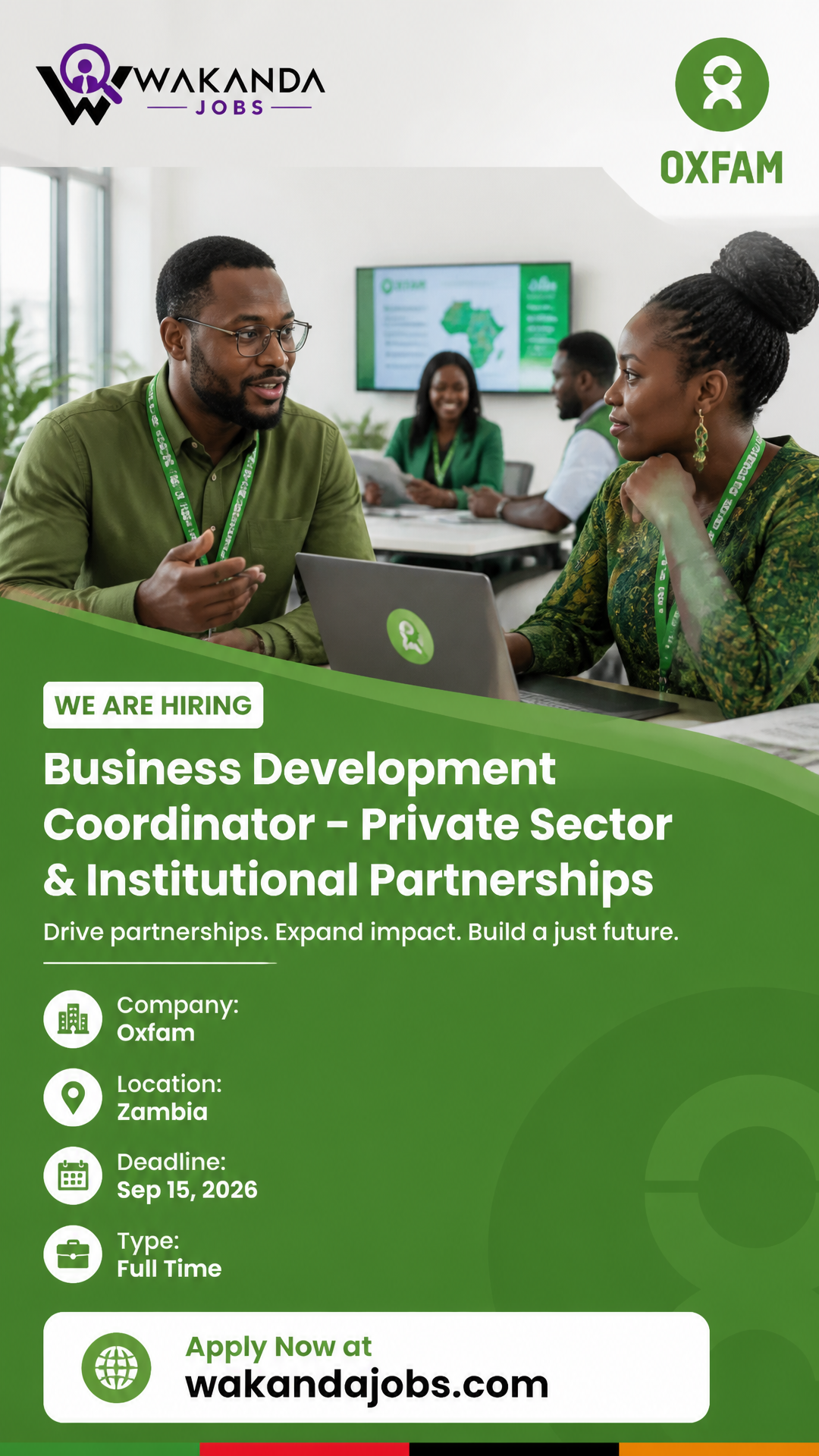 Business Development Coordinator – Private Sector & Institutional Partnerships