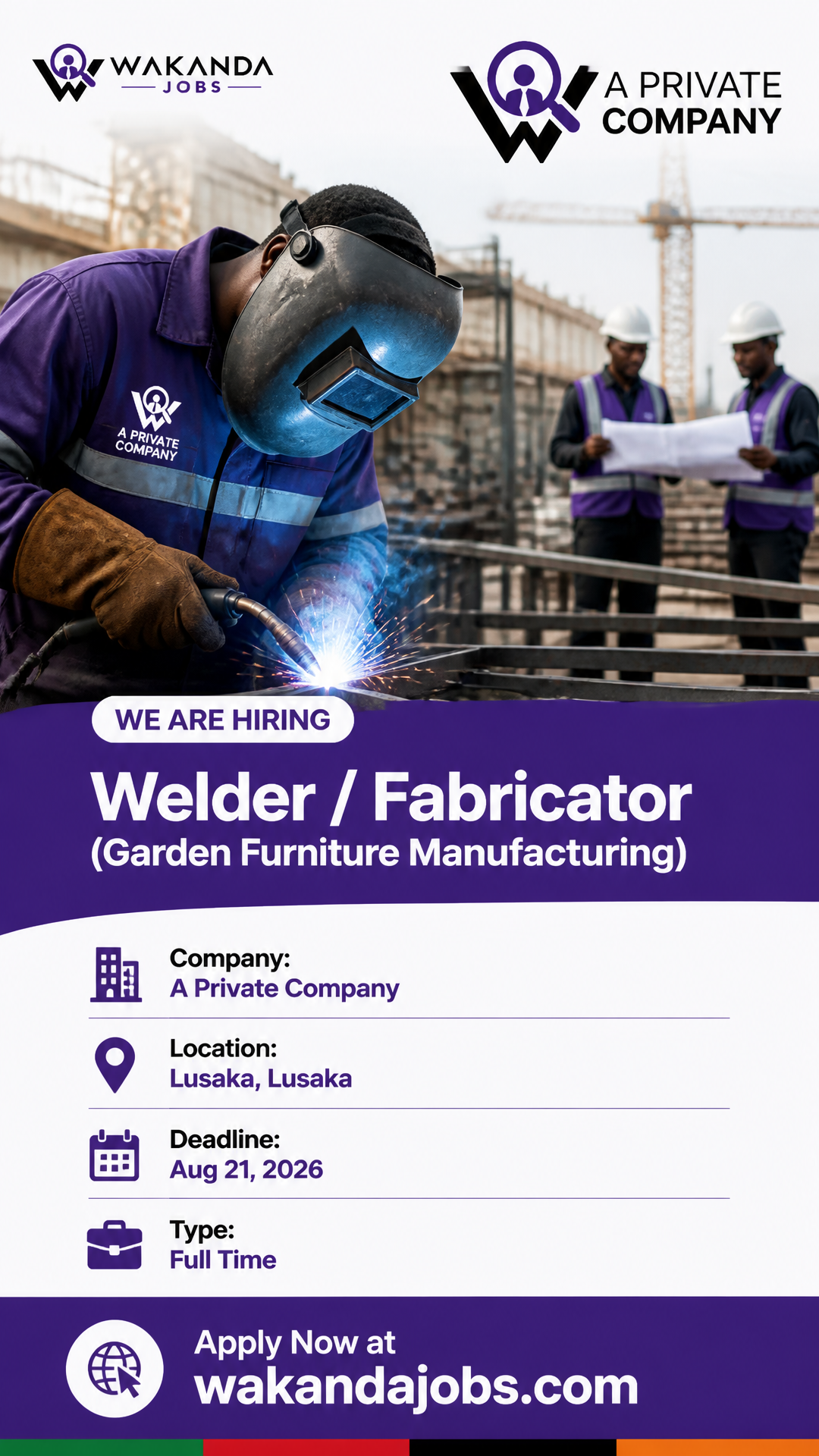 Welder / Fabricator (Garden Furniture Manufacturing)