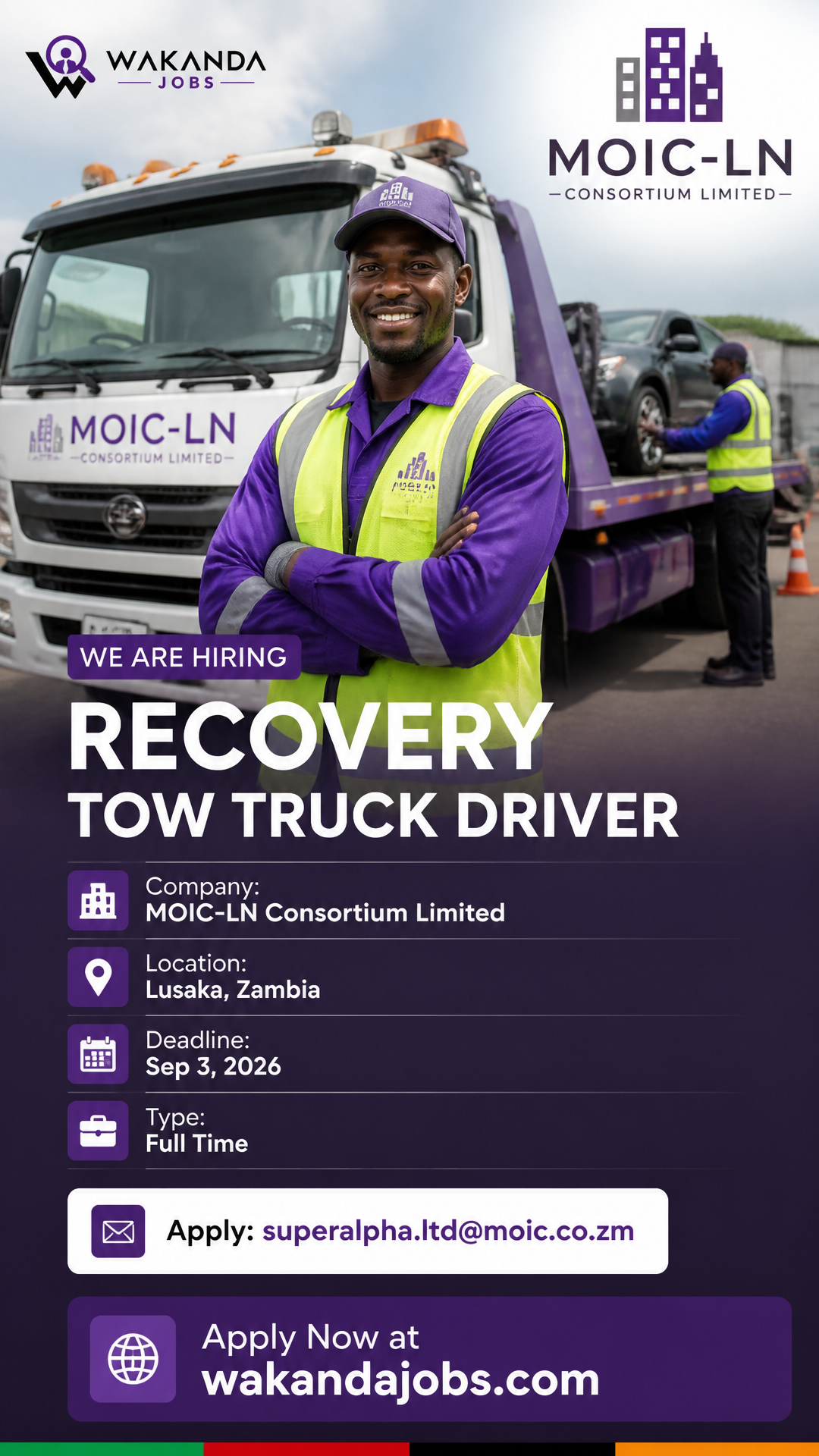 Recovery Tow Truck Driver