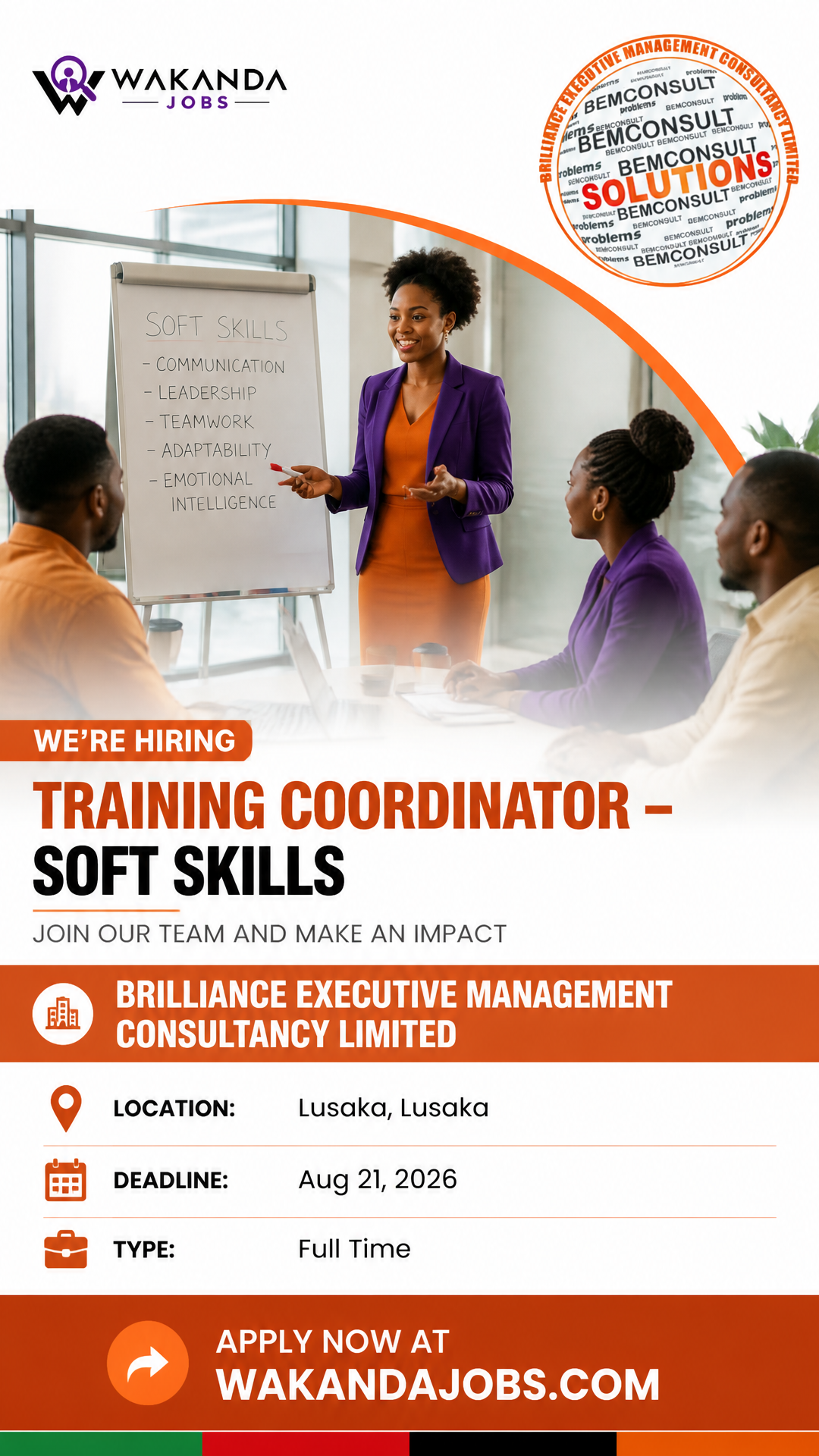 Training Coordinator – Soft Skills