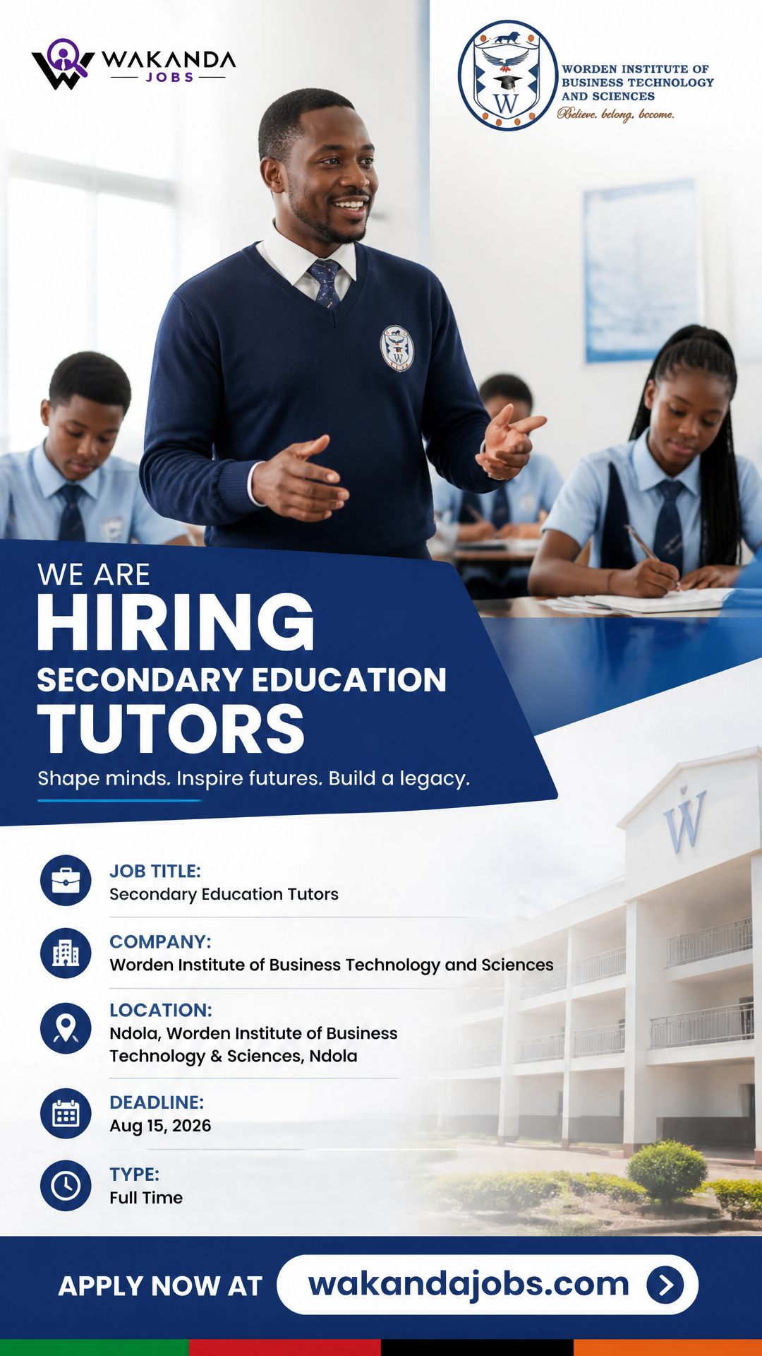 Secondary Education Tutors