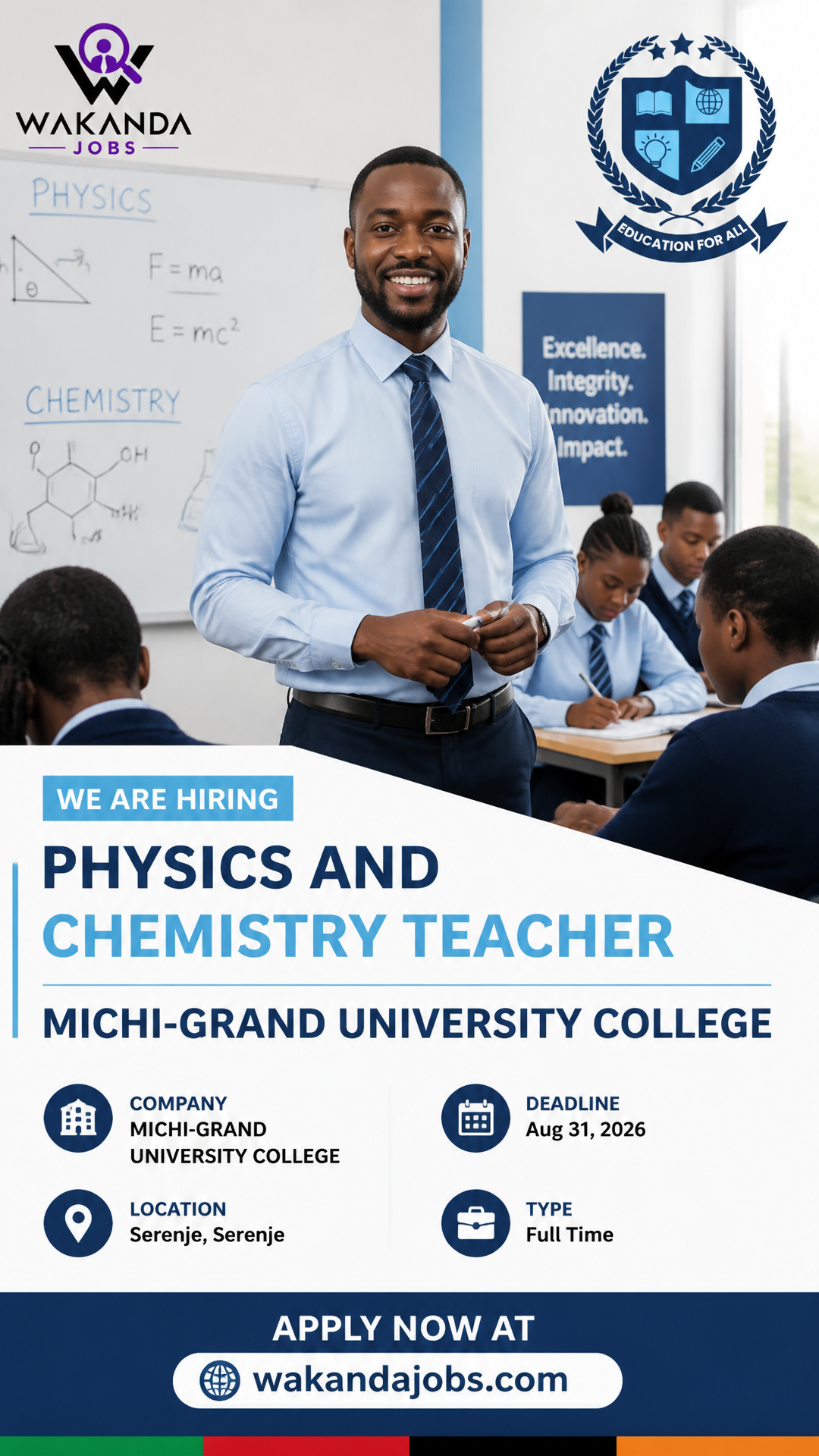 Physics and Chemistry Teacher