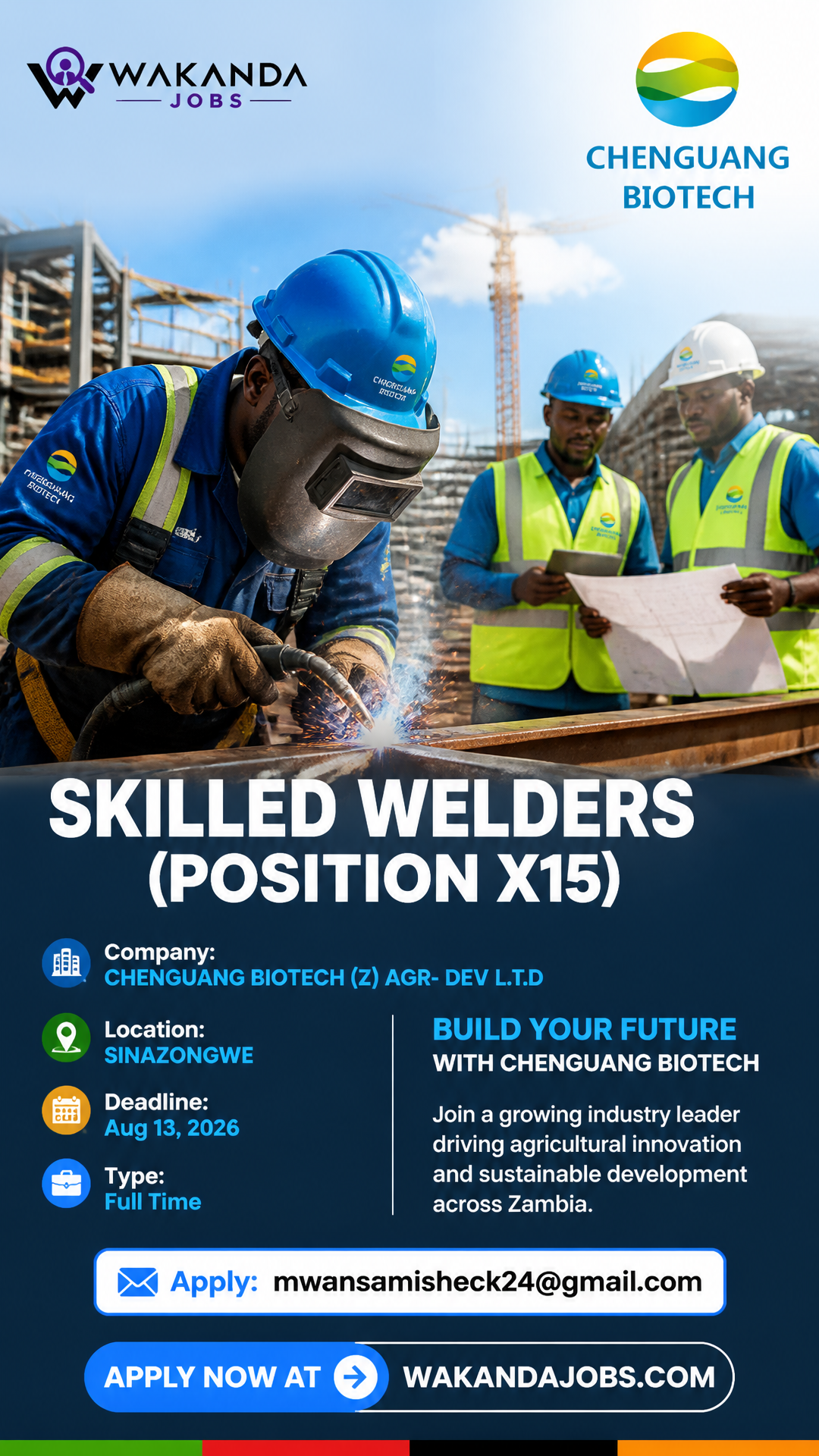 SKILLED WELDERS (POSITION X15)