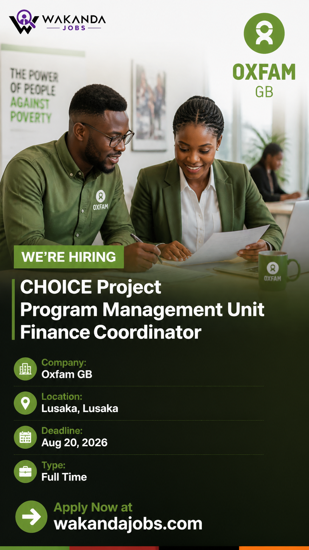 CHOICE Project Program Management Unit Finance Coordinator